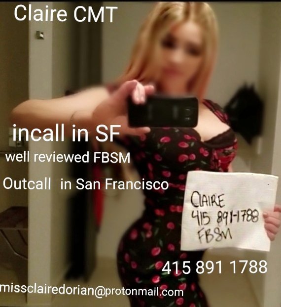 ClaireSF Profile, Escort in San Francisco, 4158911788